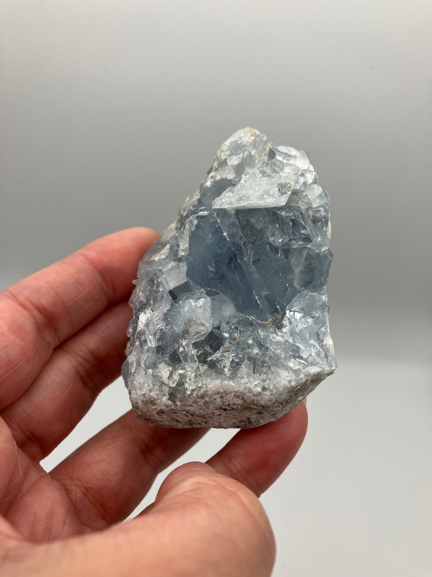 Celestite cluster 227g