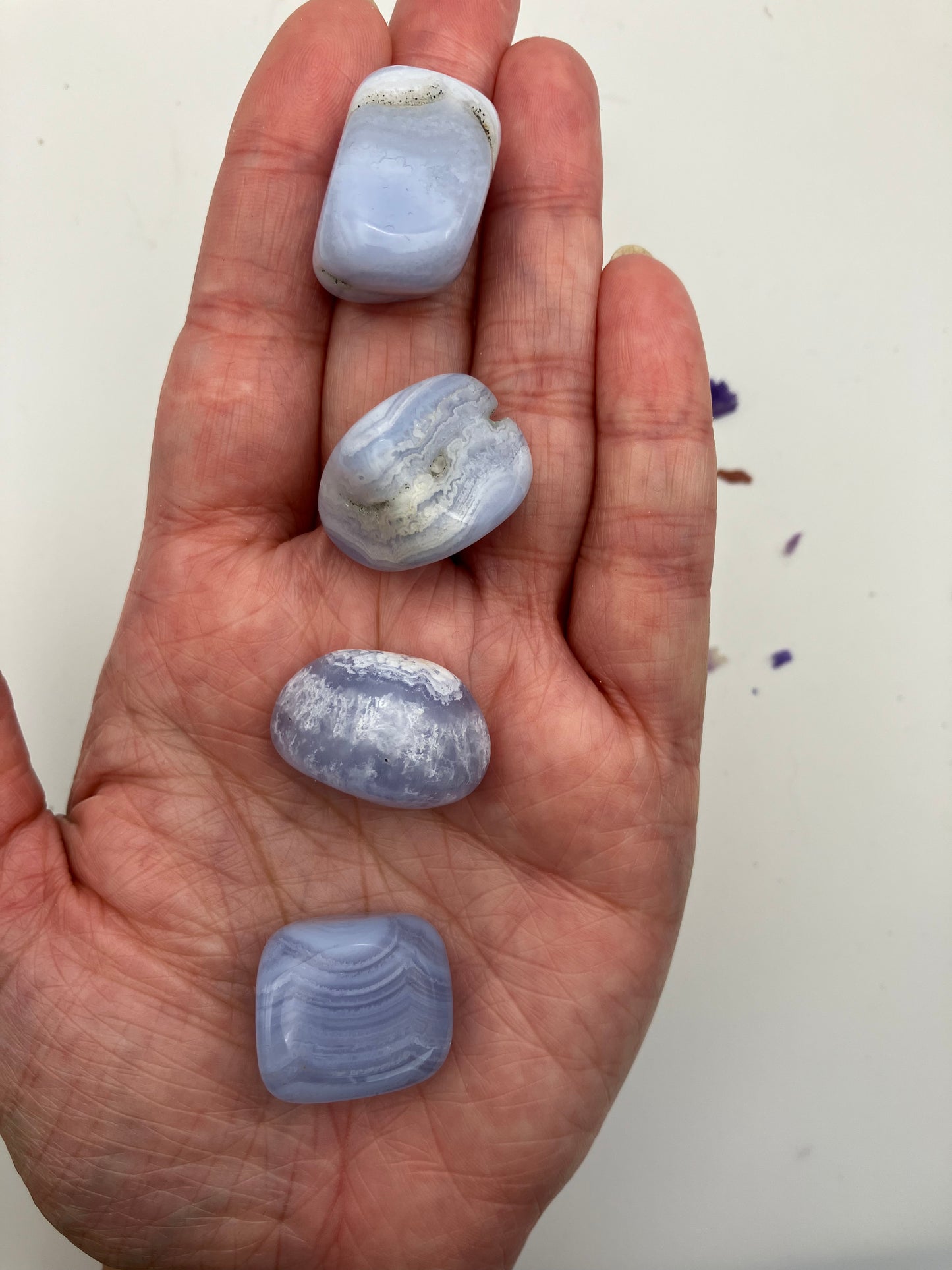 Blue Lace Agate Tumblestones