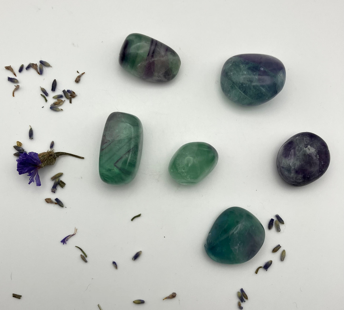 Fluorite tumblestones - 2 sizes