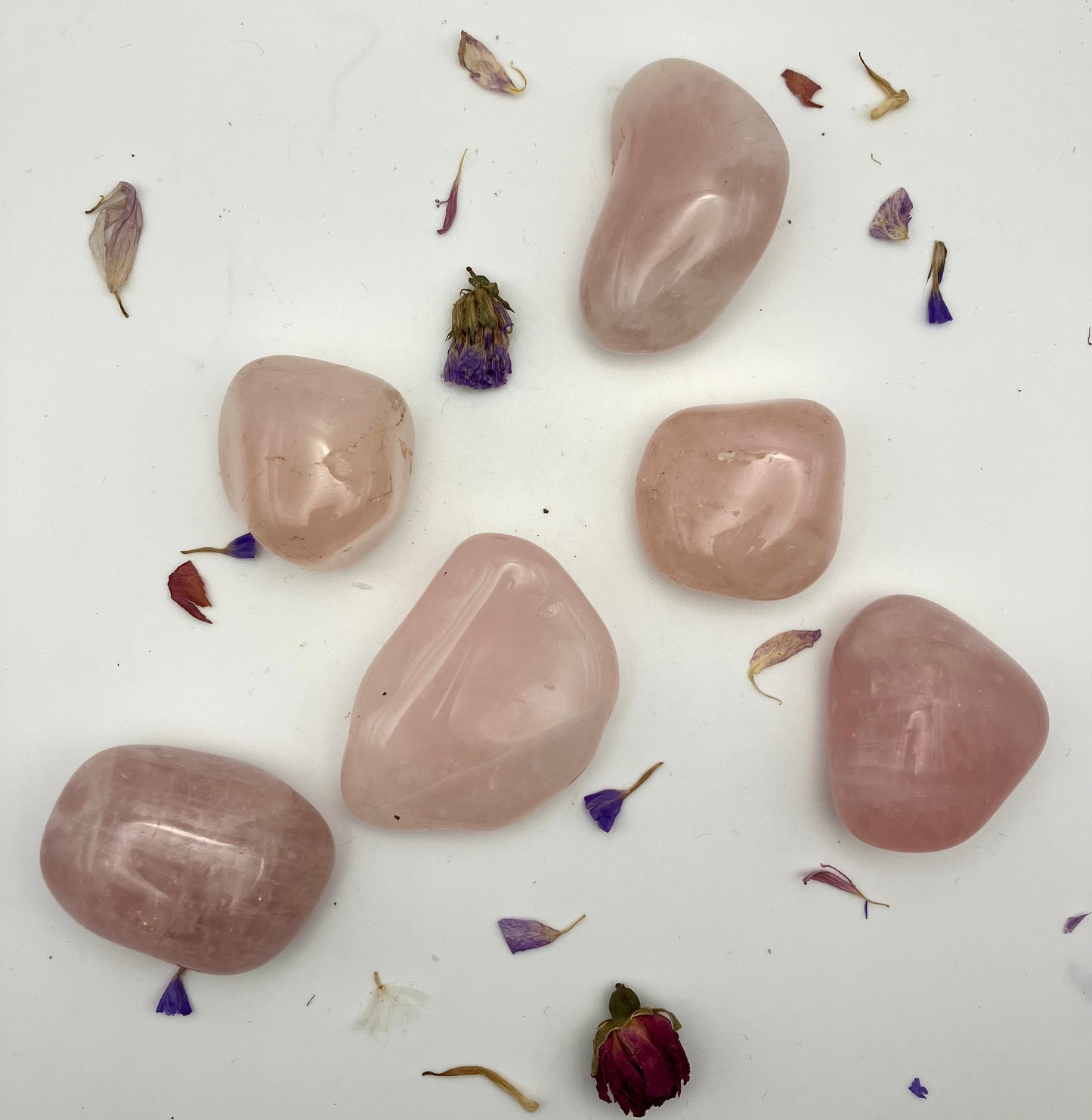 AA Large Rose Quartz tumble stones