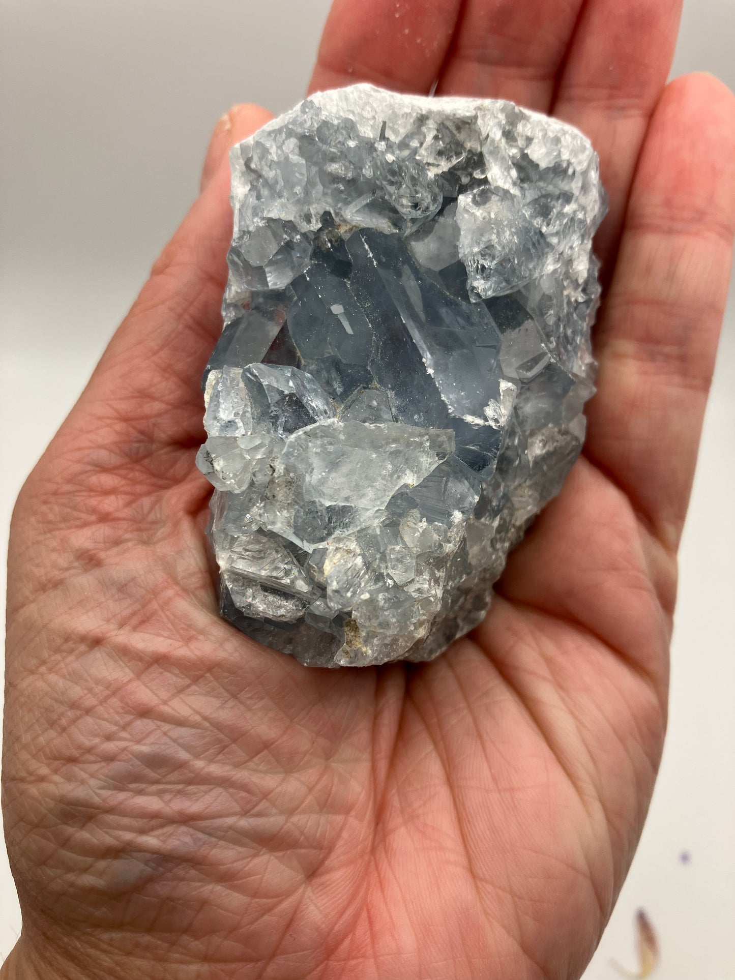 Celestite cluster 227g