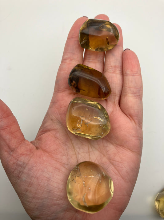 High Quality Large Natural Citrine tumble stones