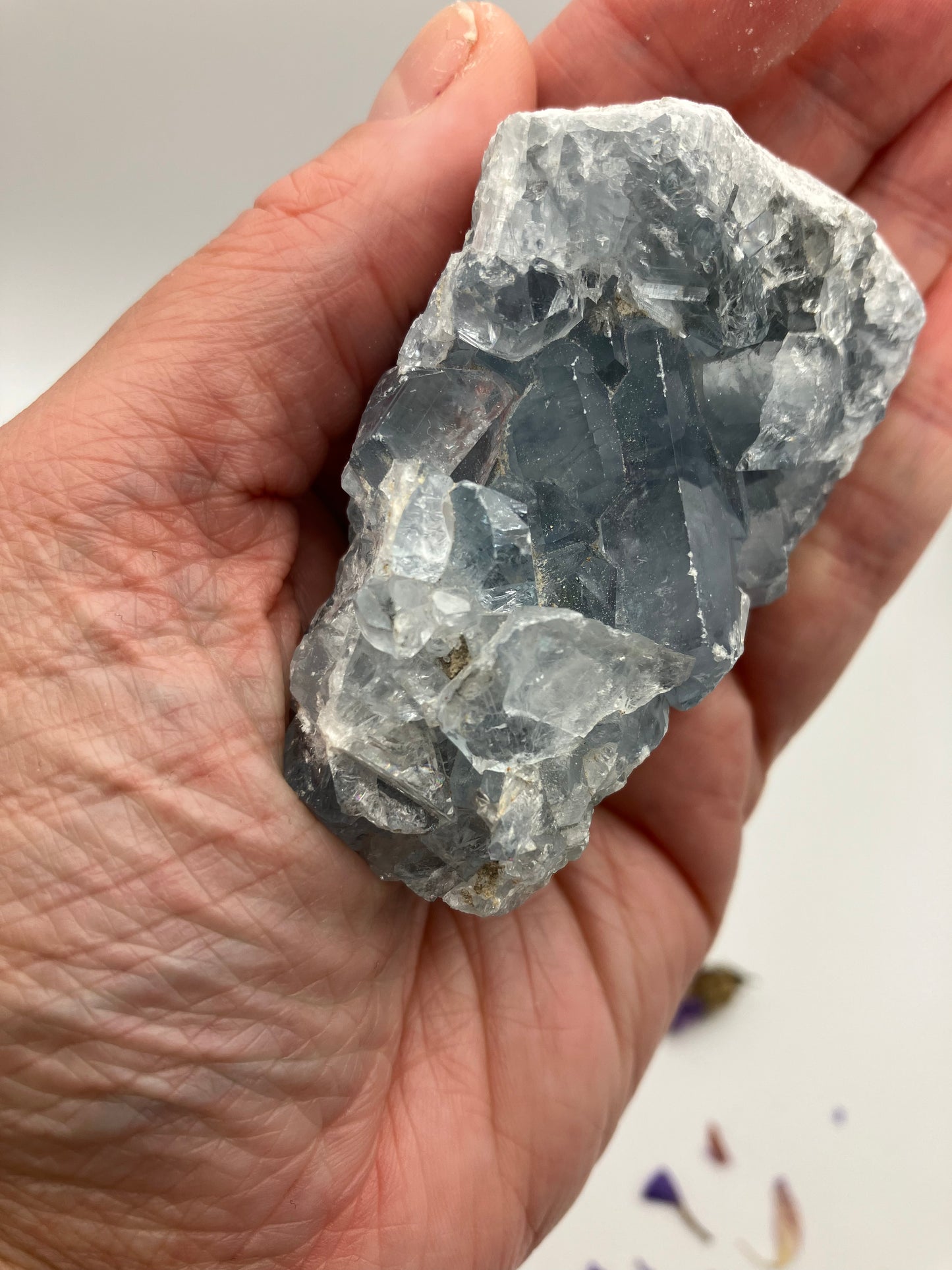 Celestite cluster 227g