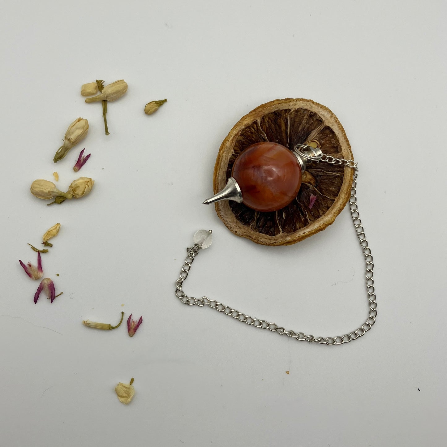 Spherical Carnelian Pendulum