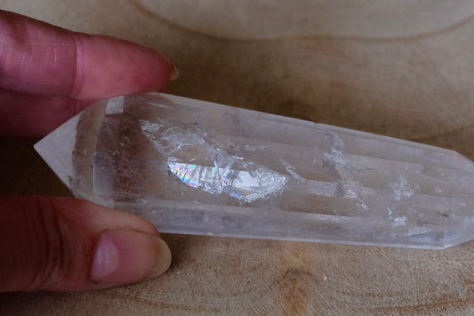 Clear Quartz Vogel Point - CHIPPED POINT