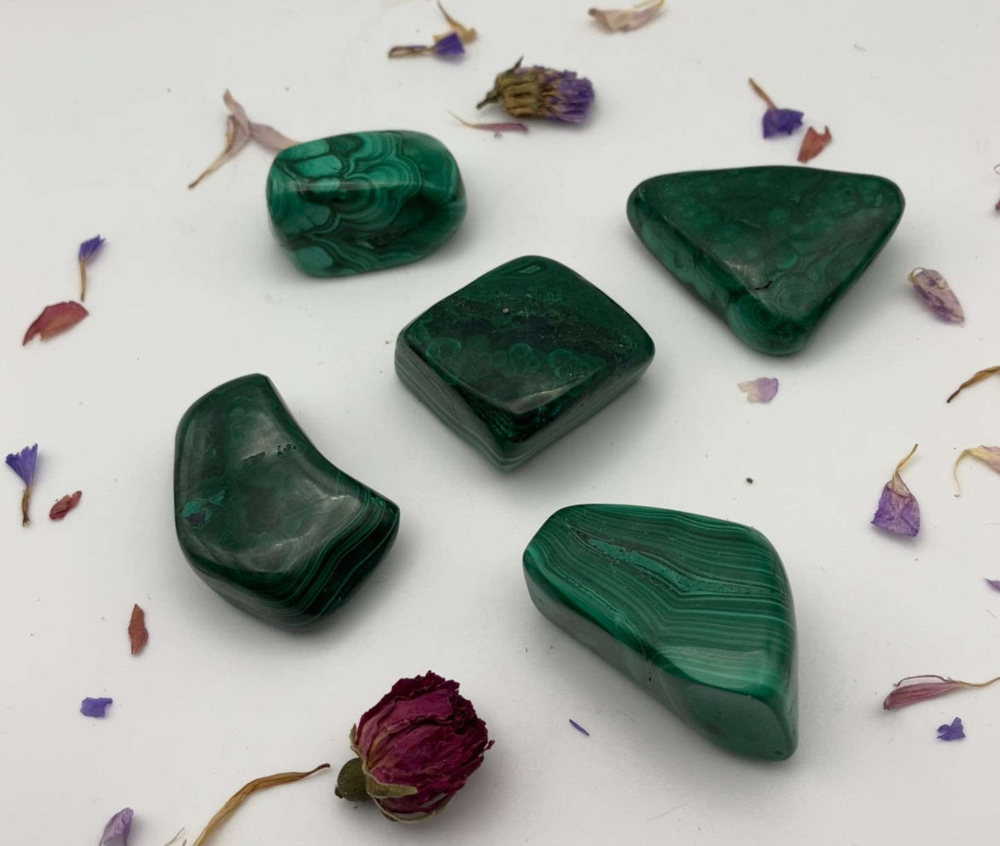 Large Malachite Tumblestones