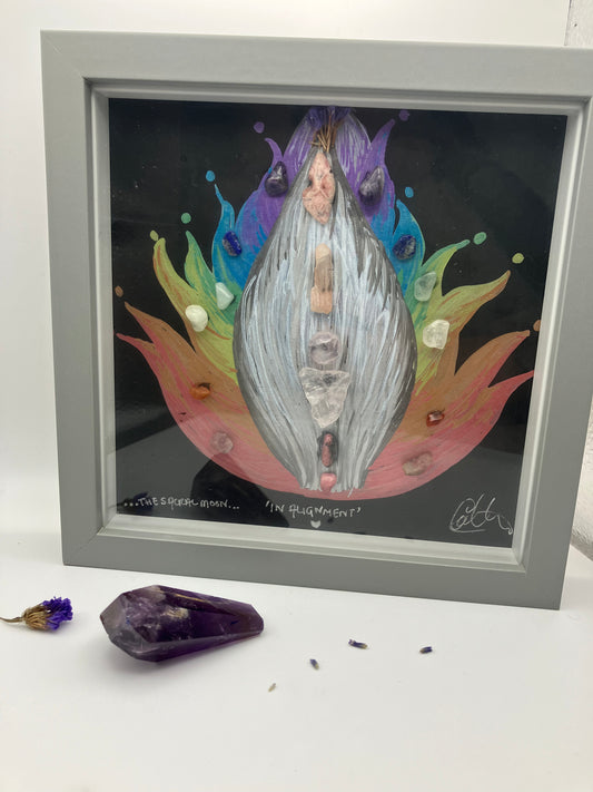 ‘In Alignment’ Medium Sized Crystal Artwork