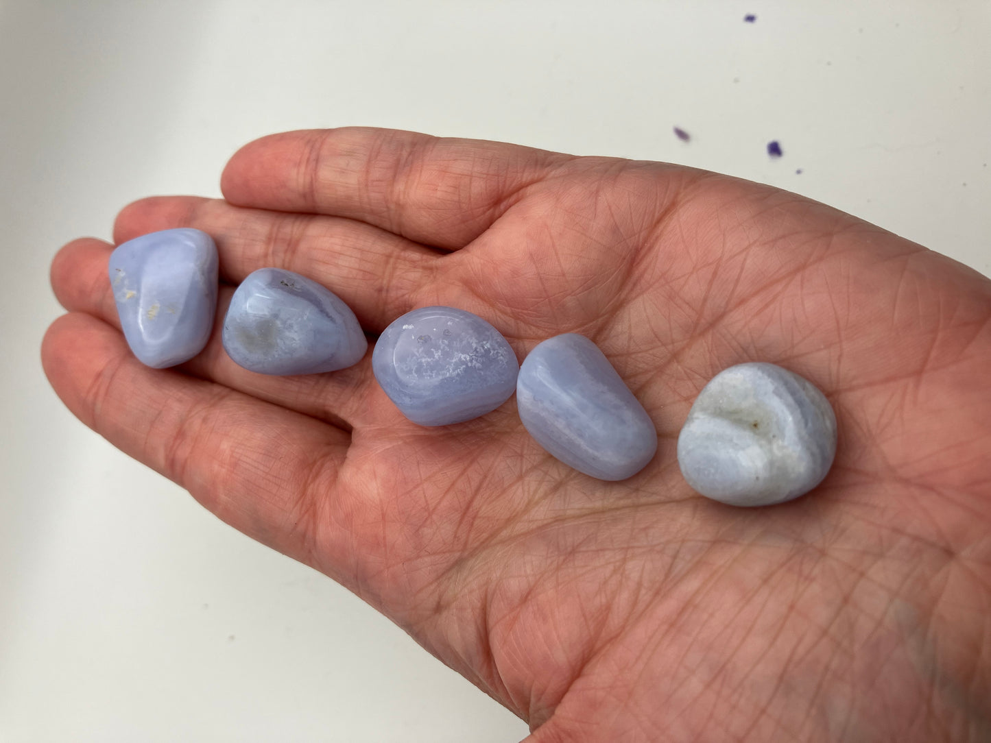 Blue Lace Agate Tumblestones