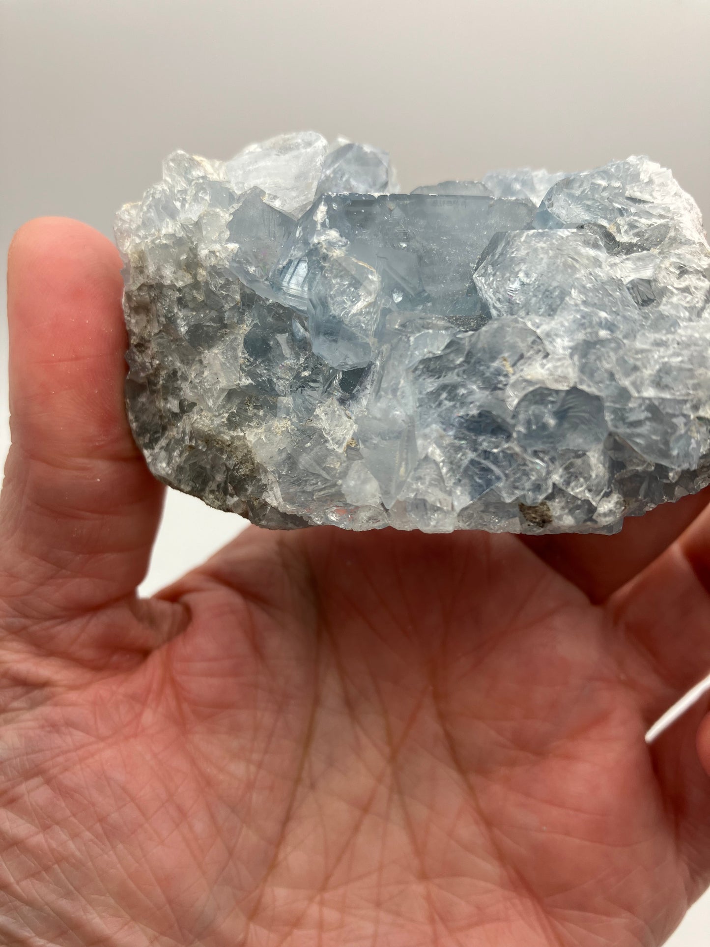 Celestite cluster 227g