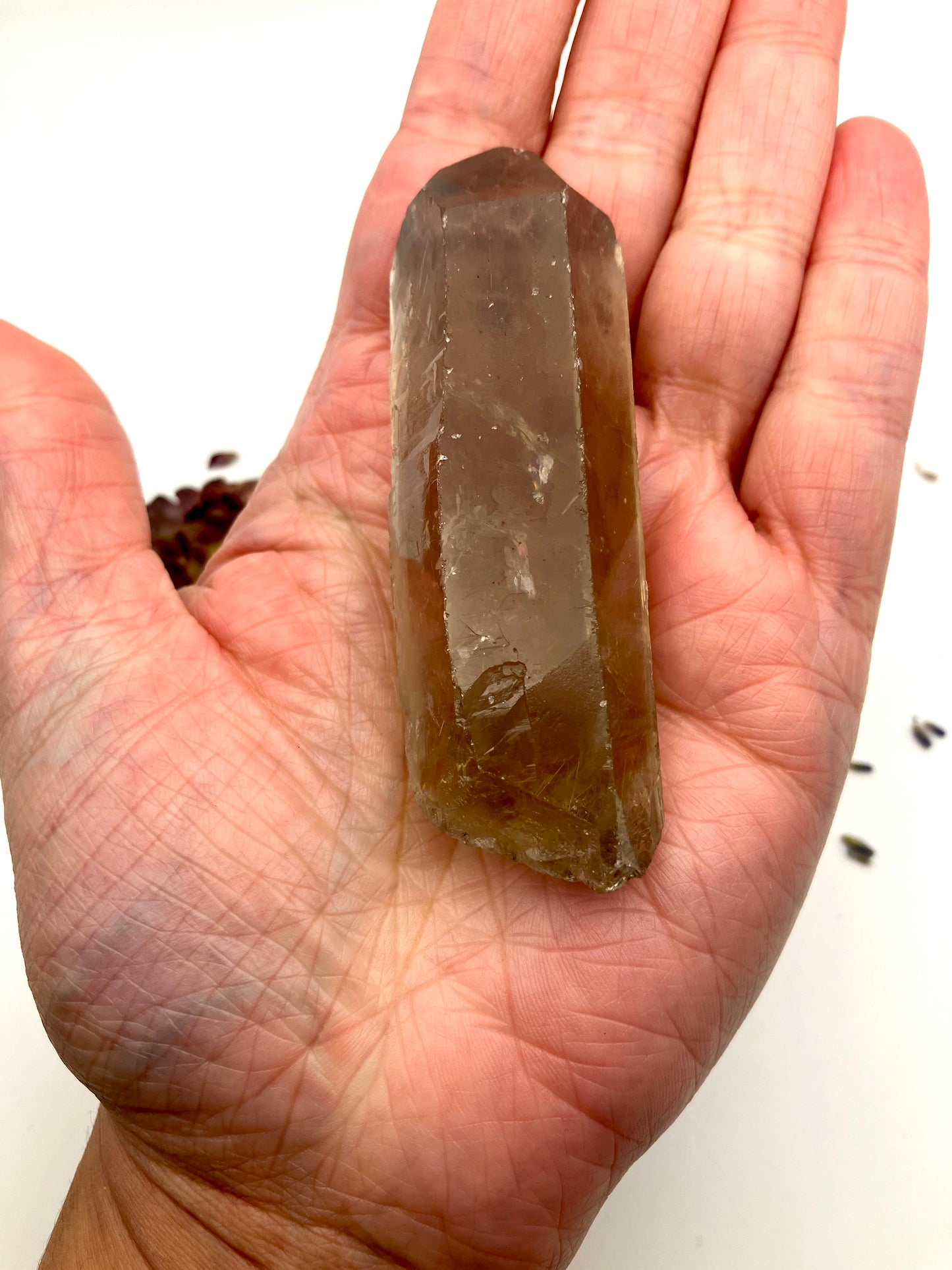 Smoky Quartz point F 73g