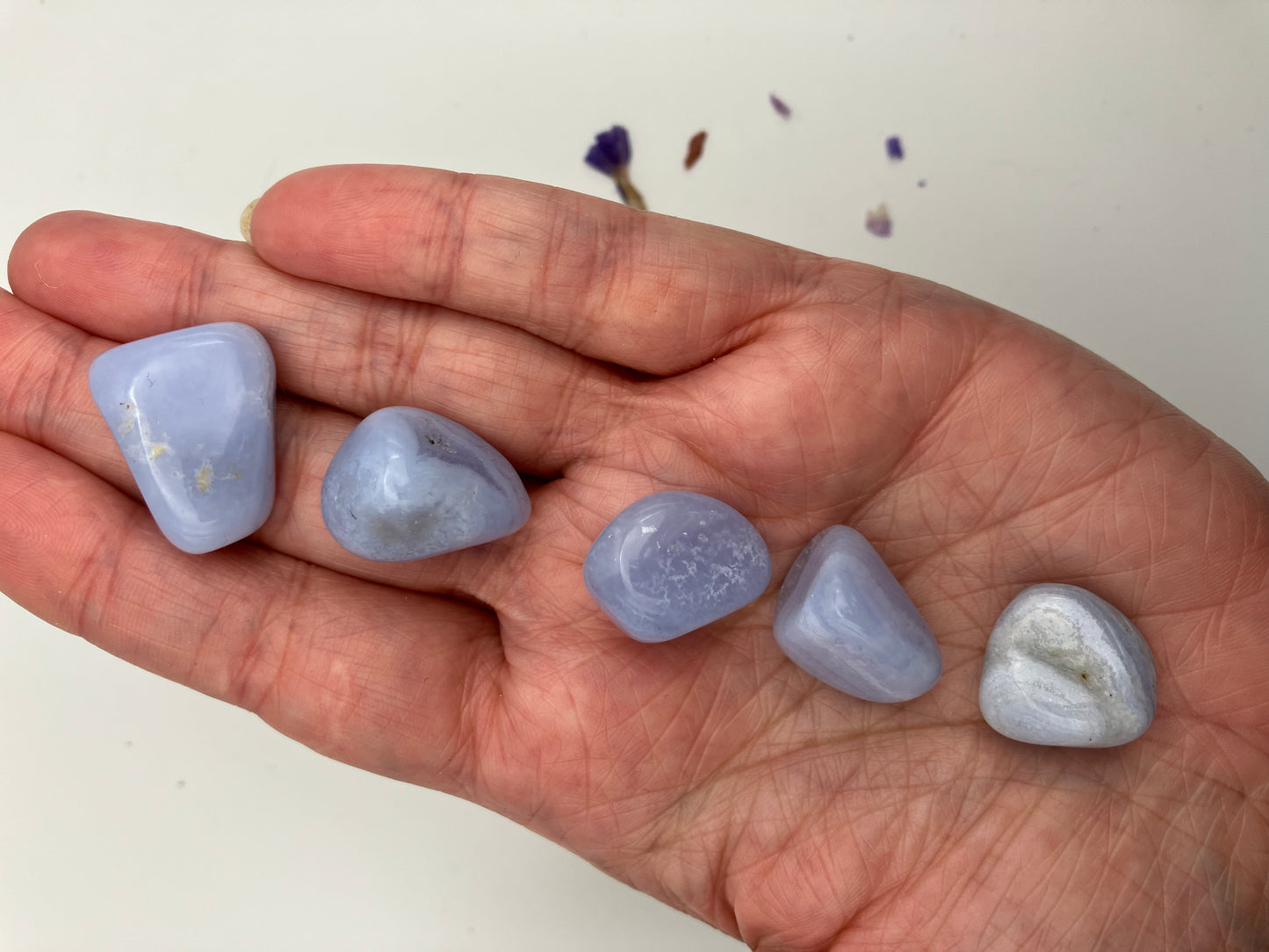 Blue Lace Agate Tumblestones